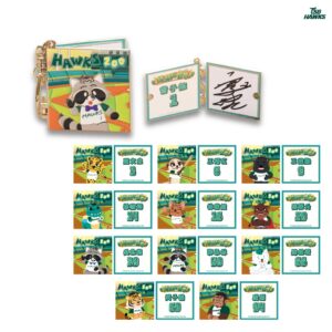 2026動物群鷹會主題 足跡簽名板吊飾 (隨機)