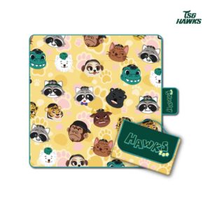 2026動物群鷹會主題 動物大集合野餐墊